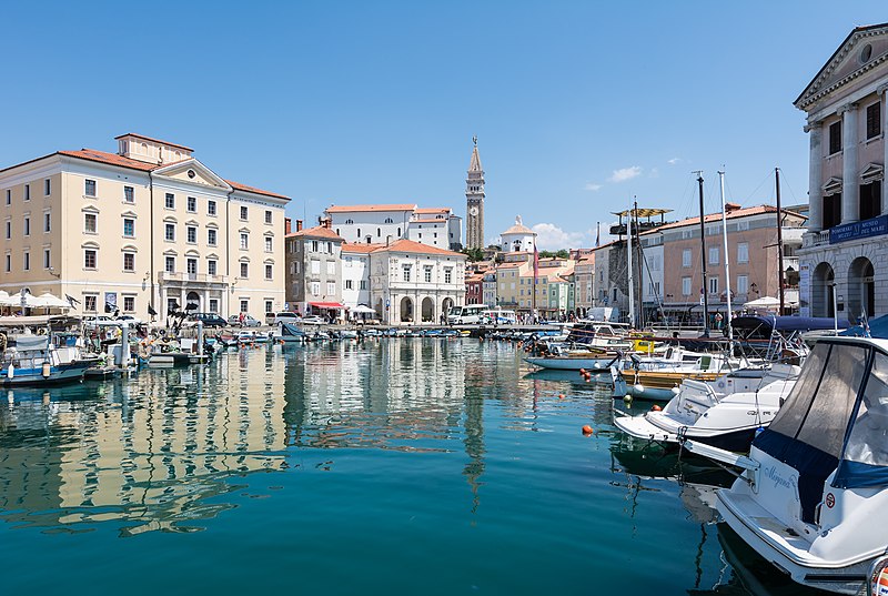 File:Piran harbour Tartini trg.jpg