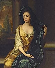Frances Willoughby Whitelock, portrait by Michael Dahl Portrait of a lady, traditionally identified as Frances Whitelocke (1614-1649).jpg