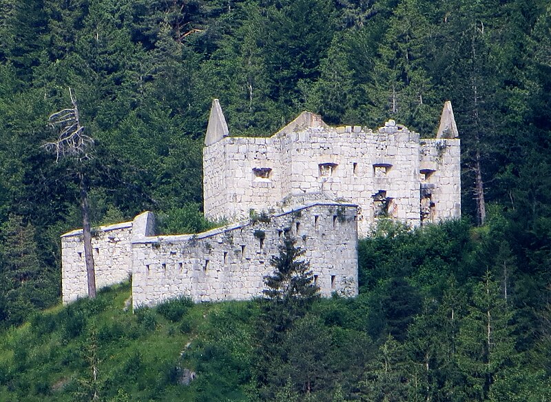 File:Predil Pass - Austrian fort.JPG