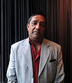 Prem Radhakishun after a recording of an episode of "De Wereld Draaid Door"