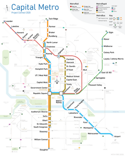 <span class="mw-page-title-main">Project Connect</span> Ballot measure in Austin, Texas expanding the public transit system