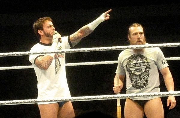 CM Punk (left) and Daniel Bryan allied together to feud with The Wyatt Family heading into Survivor Series.