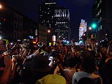 Protest against the Republican National Convention of 2004 in New York RNC 04 protest 66.jpg