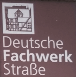 Logo German half-timbered street