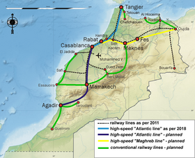 Lgv Tanger–Kenitra: Projekt, Planung und Bau, Angebot und Reisezeiten