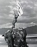 הנפת דגל הדיו לאחר מלחמת העצמאות