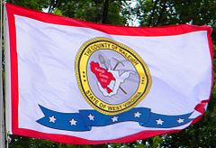 The Flag Of Raleigh County in Beckley Raleigh County, West Virginia Flag.jpg