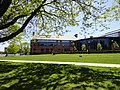 The Recreation Center's south side, on the University of Massachusetts Lowell's East Campus.