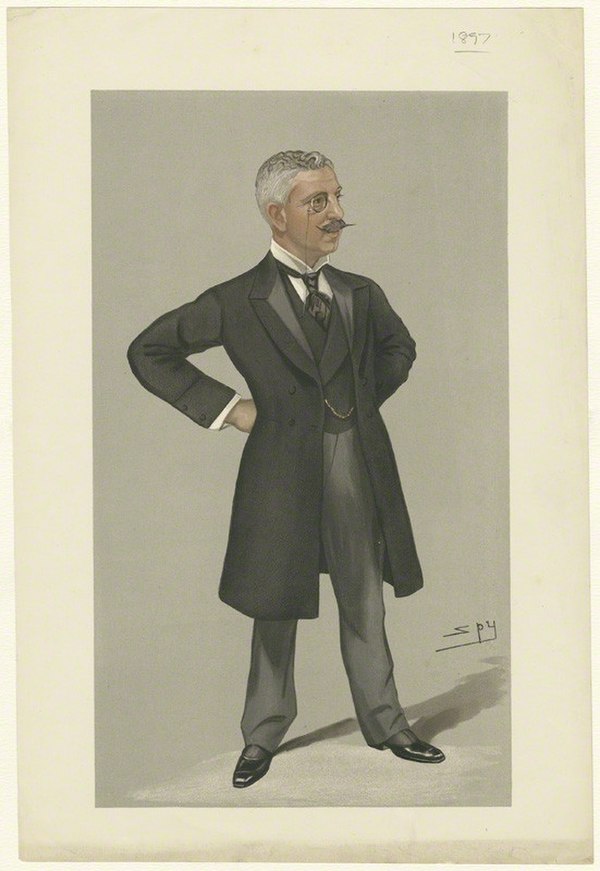 Wingate caracitured by Spy for Vanity Fair, 1897