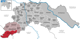 Kaart van Rehlingen