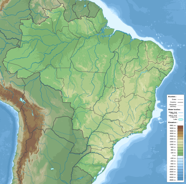 File:Relief Map of Brazil +legend.svg