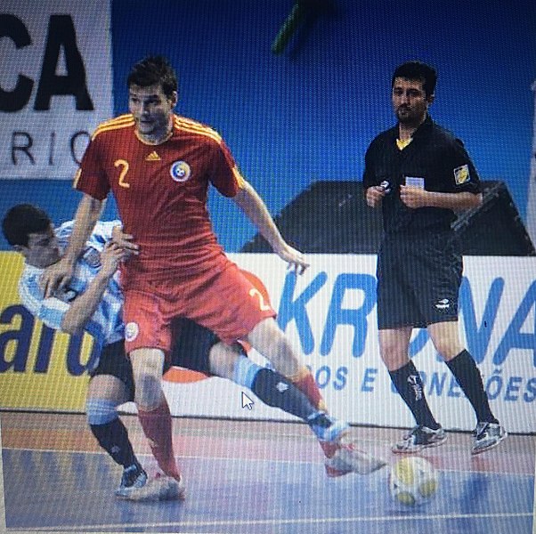 File:Robert F. Matei playing for Romanian national team..jpg