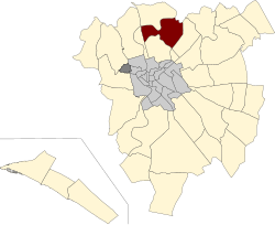 Carte du quartier de