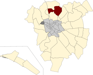 Mapa localizador de Roma Quartiere II Parioli.svg