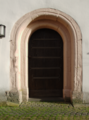 English: Church (portal) in Zell / Romrod / Vogelsberg / Hesse / Germany
