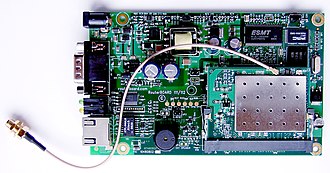 An embedded RouterBoard 112 with U.FL-RSMA pigtail and R52 mini PCI Wi-Fi card widely used by wireless Internet service providers (WISPs) in the Czech Republic RouterBoard 112 with U.FL-RSMA pigtail and R52 miniPCI Wi-Fi card.jpg
