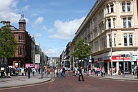 Royal Avenue (vista dall'incrocio con Castle Street, Donegall Place e Castle Place)