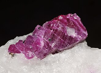 natural ruby crystal