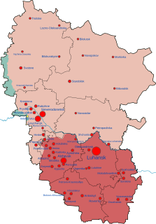 <span class="mw-page-title-main">Russian occupation of Luhansk Oblast</span> Military occupation by Russia