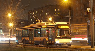 stedelijke trolleybus