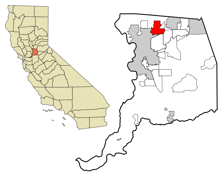 File:Sacramento County California Incorporated and Unincorporated areas North Highlands Highlighted.svg
