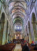 Miniatuur voor Bestand:Saint-Antoine-l'Abbaye Abbaye de Saint-Antoine Église Intérieur Nef Est 1.jpg