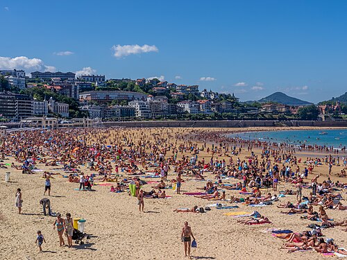 The bay of San Sebastian