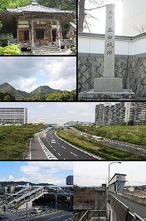 Sanda, Hyōgo City in Kansai, Japan