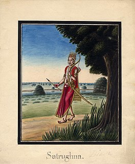 <span class="mw-page-title-main">Shatrughna</span> Brother of Rama