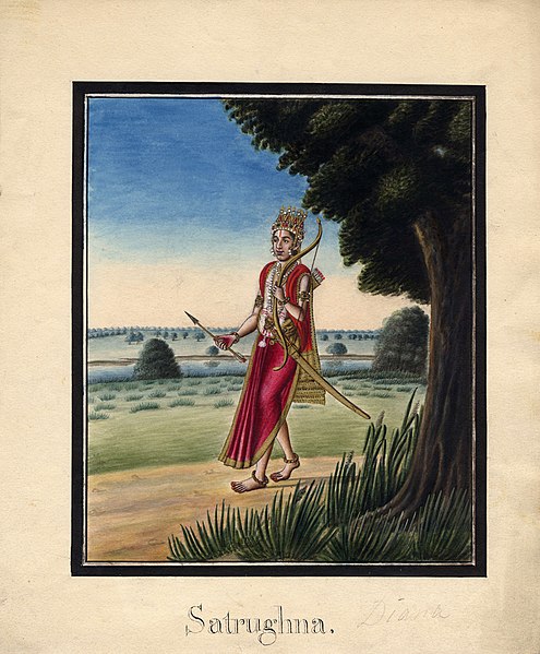 File:Satrughna, the youngest brother of Rāma..jpg