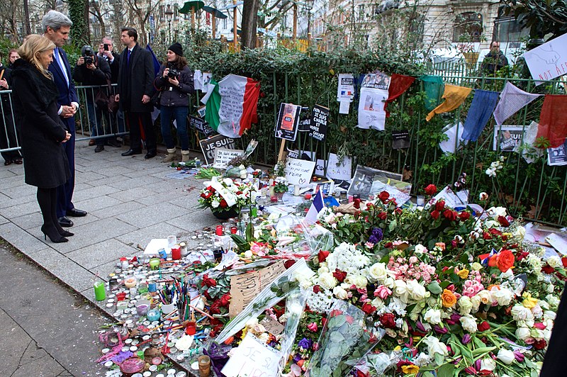 File:Secretary Kerry, Ambassador Hartley Prayer Over Flowers Left in Memory of Slain Paris Police Officer (16290467021).jpg