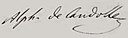 Signature De Candolle 1863.jpg