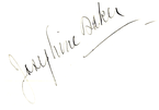 Josephine Baker, podpis (z wikidata)