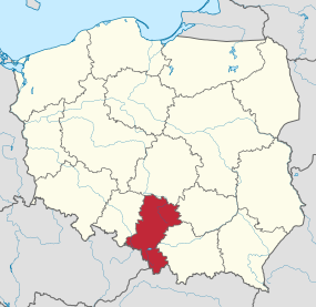 Localisation de Catovice en Pologne