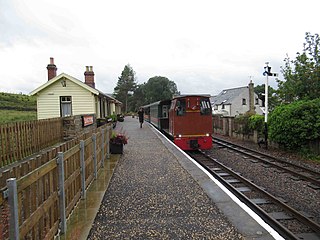 Slaggyford railway station Station in Northumberland on the South Tynedale Railway