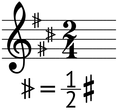 Sori used in musical notation