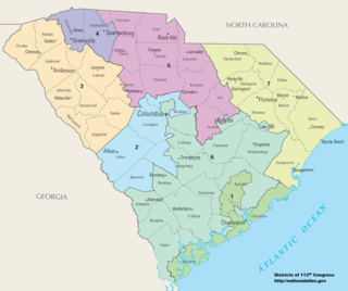 South Carolinas congressional districts U.S. House districts in the state of South Carolina