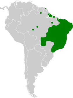 Distribución geográfica del semillero capinegro.