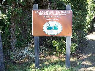 <span class="mw-page-title-main">Tallahassee-St. Marks Historic Railroad State Trail</span> State park in Florida, United States