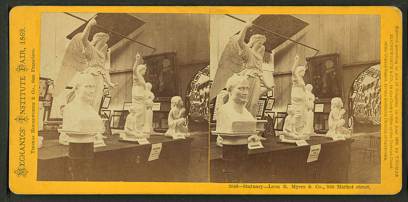 File:Statuary, Leon R. Myers & Co., 930 Market Street, from Robert N. Dennis collection of stereoscopic views.jpg