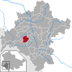 Poziția Stepfershausen pe harta districtului Schmalkalden-Meiningen
