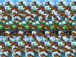 The brain can place every tiger icon on its proper depth plane. () Stereogram Tut Highlight.png