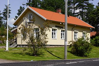 Kyrkskolan (småskola) i Stommen, nu församlingshem.