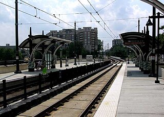 <span class="mw-page-title-main">Brooklyn Village station</span> Light rail station in Charlotte, North Carolina.