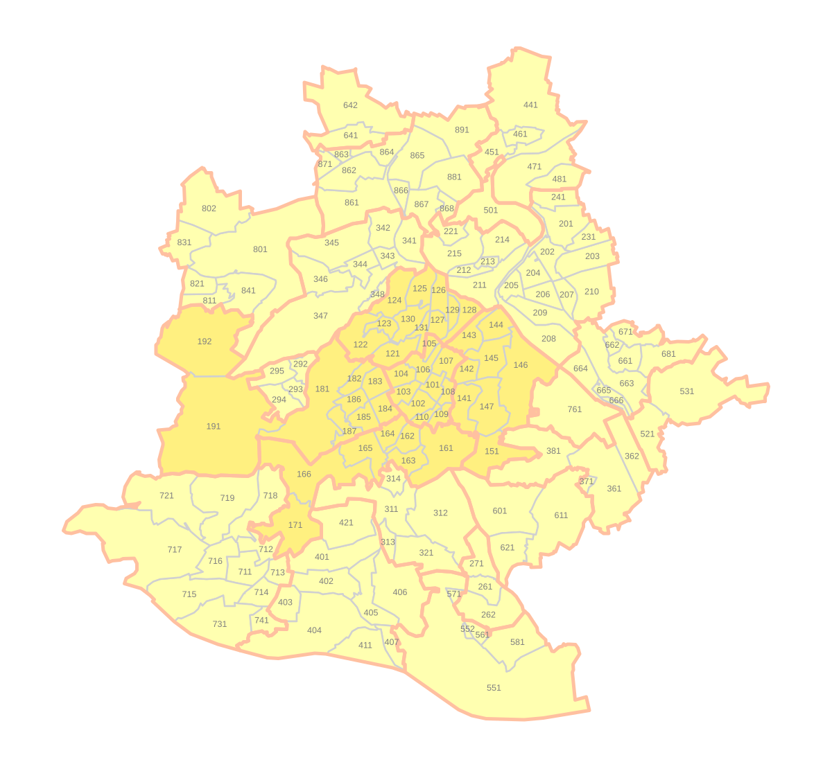 Liste Der Stadtbezirke Und Stadtteile Von Stuttgart Wikipedia