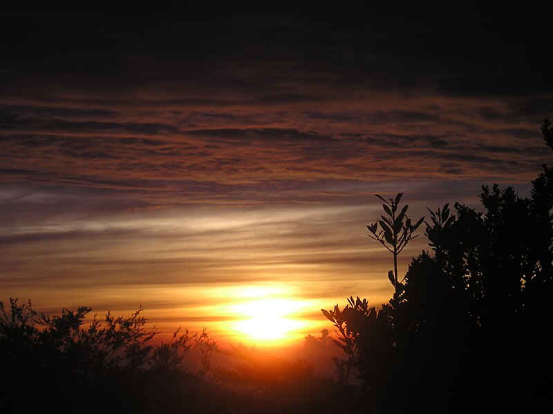 File:Sunset at Mount Korbu.JPG