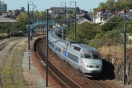 TGVA n°390 à Angers-Maître-École (2008)