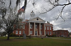 The Treutlen County Courthouse in Soperton, listed in the NRHP with the number 80001246 [1]