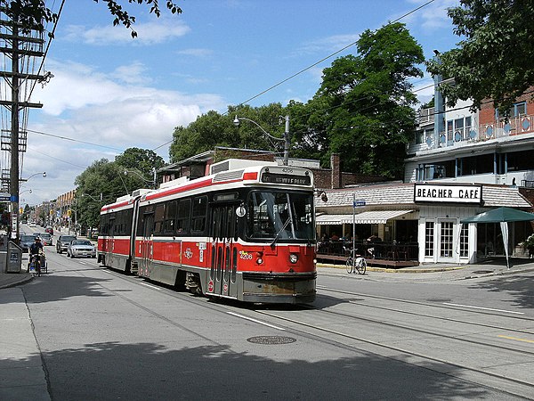 ALRVs once provided base service on 501 Queen (photo at Maclean Ave)