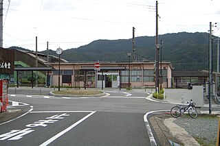 <span class="mw-page-title-main">Tamba-Takeda Station</span> Railway station in Tamba, Hyōgo Prefecture, Japan